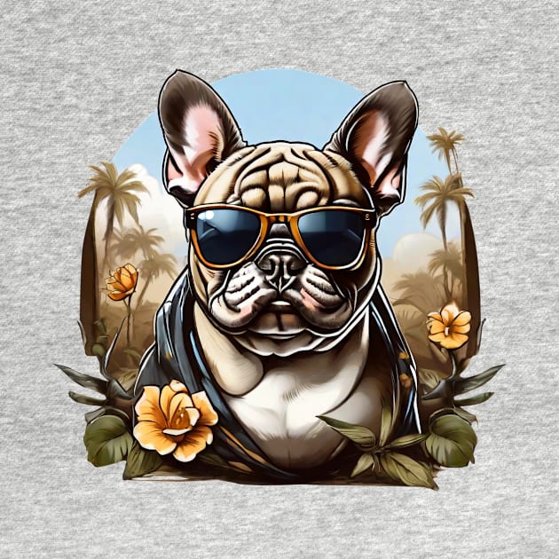 Beach dog by ZER-0 MERCH